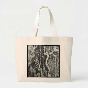 Geologie-Graurock mit Feline Skin Pattern Jumbo Stoffbeutel