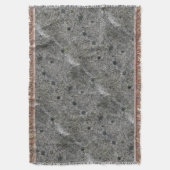 Geologie Gray Granite Rock mit Moss Decke (Vorderseite Vertikal)