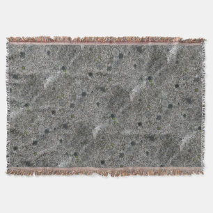 Geologie Gray Granite Rock mit Moss Decke