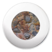 Geologie Grungy Sedemantary Rock Textur Keramikknauf (Vorderseite)