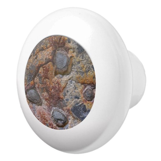 Geologie Grungy Sedemantary Rock Textur Keramikknauf (Rechts)