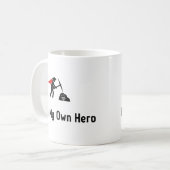 Geologie-Held Kaffeetasse (Vorderseite Links)
