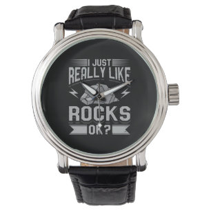 Geologie - ich mag wirklich Rocks Armbanduhr