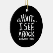 Geologie - Ich sehe einen Stein Keramik Ornament (Rechts)