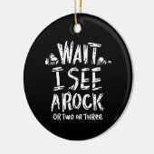 Geologie - Ich sehe einen Stein Keramik Ornament (Links)