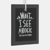 Geologie - Ich sehe einen Stein Ornament Aus Glas (Vorderseite Rechts)