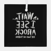 Geologie - Ich sehe einen Stein Ornament Aus Glas (Rückseite)