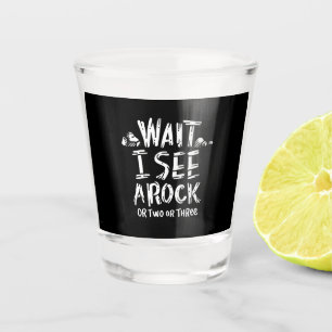 Geologie - Ich sehe einen Stein Schnapsglas