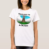 Geologie ist ein Blast! Angry Volcano T-Shirt (Vorderseite)