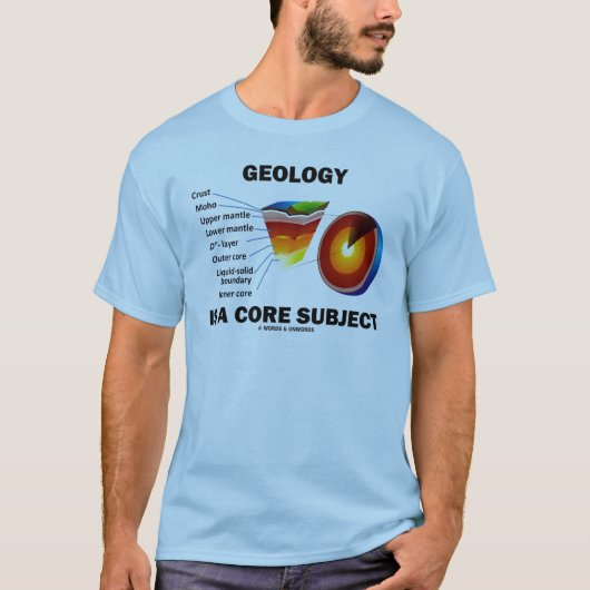 Geologie ist ein Kern-Thema T-Shirt (Vorderseite)