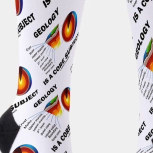 Geologie ist ein Kernfach der Erdkunde Socken