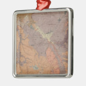 Geologie-Karte, nationales Teil Yellowstone, Silbernes Ornament (Links)