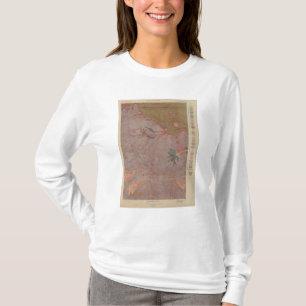 Geologie-Karte, nationales Teil Yellowstone, T-Shirt