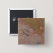 Geologie-Karte, Yellowstone National Part, Wyoming Button (Vorne & Hinten)