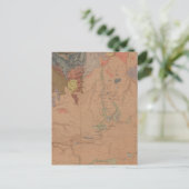 Geologie-Karte, Yellowstone National Part, Wyoming Postkarte (Stehend Vorderseite)