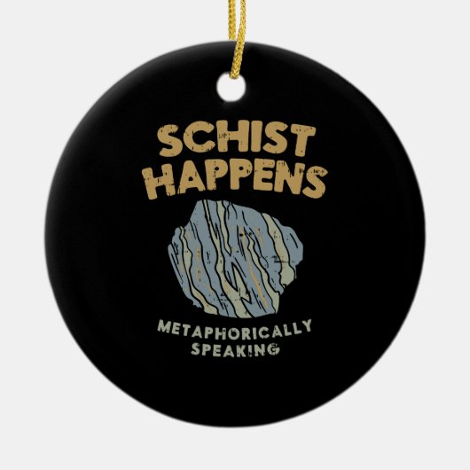 Geologie Keramik Ornament (Vorne)