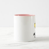 Geologie-Küken Zweifarbige Tasse (Mittel)