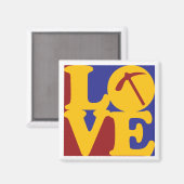 Geologie-Liebe Magnet (Vorderseite/Rückseite)