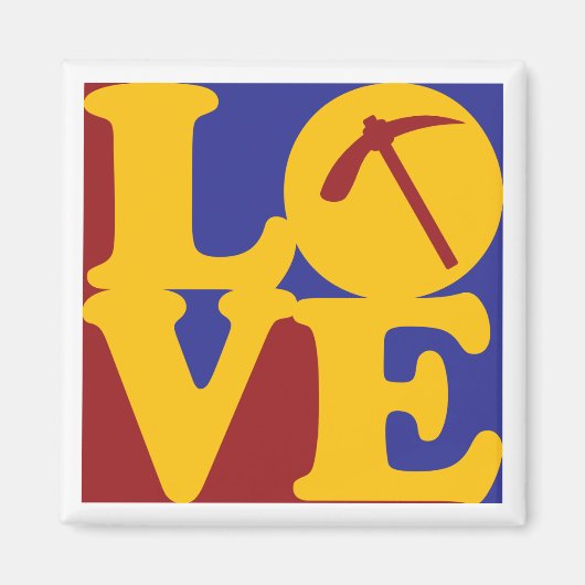 Geologie-Liebe Magnet (Vorne)