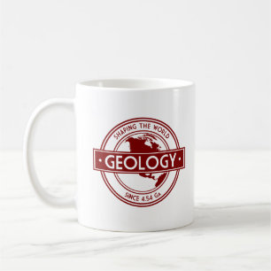 Geologie- Logo 'Die Welt formen' (Nordamerika) Kaffeetasse