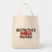 Geologie-Mädchen-Felsen!  (BRITISCHE Flagge) Tragetasche (Vorne)