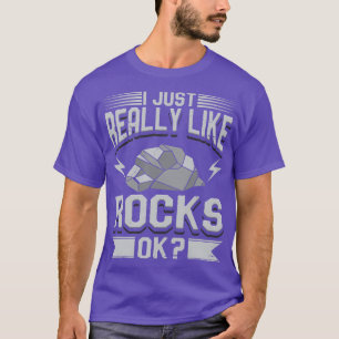 Geologie mag ich wirklich Rocks T-Shirt