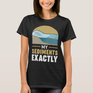 Geologie Meine Sedimente genau Geologe T-Shirt
