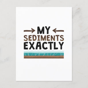Geologie meiner Sedimente genau Postkarte