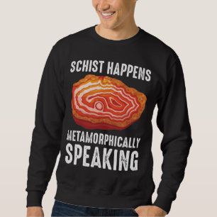 Geologie Mineral Geode Wissenschaftler Funny Geolo Sweatshirt