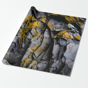 Geologie-Muster an der Felsenwand Geschenkpapier