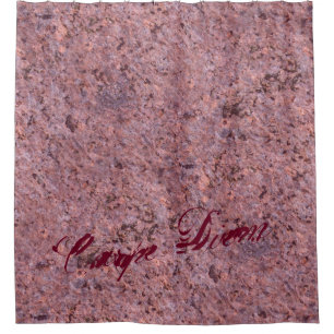 Geologie-Natur-Foto-Rosa-Felsen-Beschaffenheit Duschvorhang