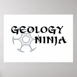 Geologie Ninja Plakat