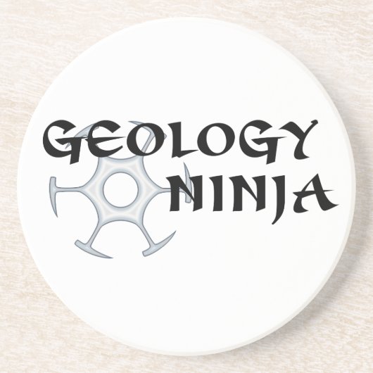 Geologie Ninja Untersetzer (Vorne)