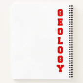 Geologie Notizblock (Rückseite)