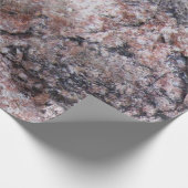 Geologie-Pinkish Felsen-Struktur Geschenkpapier (Ecke)