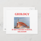 Geologie Postkarte (Vorne/Hinten)