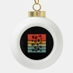 Geologie - Rock Collections Retro Keramik Kugel-Ornament