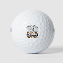 Geologie Rock gewinnt immer Golfball