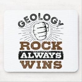 Geologie Rock gewinnt immer Mousepad