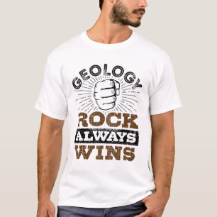 Geologie Rock gewinnt immer T-Shirt