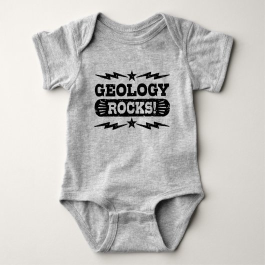 Geologie Rocks Baby Strampler (Vorderseite)