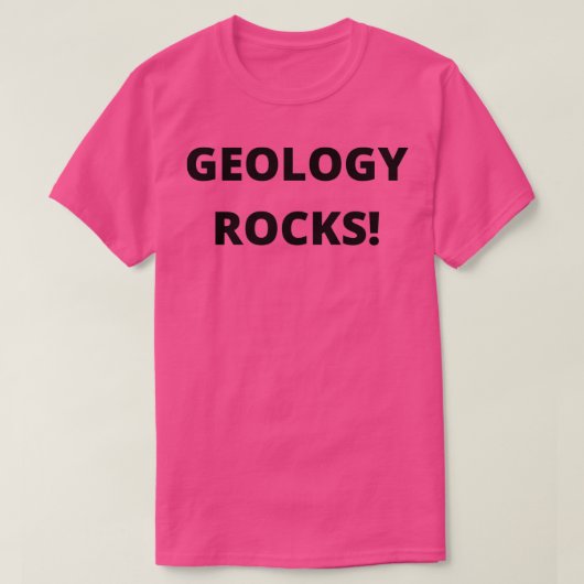 Geologie Rocks T-Shirt (Design vorne)