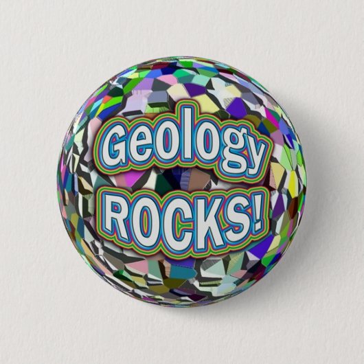 Geologie ROCKT! Button (Vorderseite)