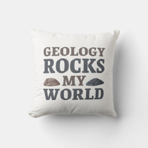 Geologie rockt meine Welt Kissen