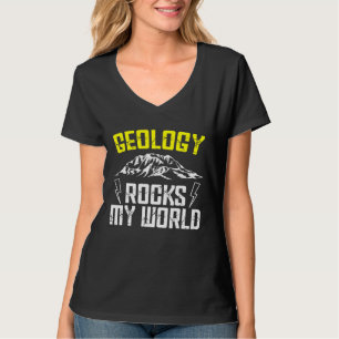 Geologie rockt meine Welt Mineral Rock Collector G T-Shirt