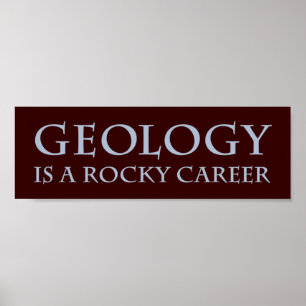 Geologie: Rocky Career Poster