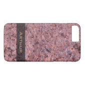 Geologie-rosa Felsen-Beschaffenheits-Foto Case-Mate iPhone Hülle (Rückseite (Horizontal))