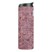 Geologie-rosa Felsen-Beschaffenheits-individueller Thermosbecher (Nach links gedreht)