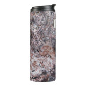 Geologie-rosa Felsen-Beschaffenheits-individueller Thermosbecher (Nach links gedreht)