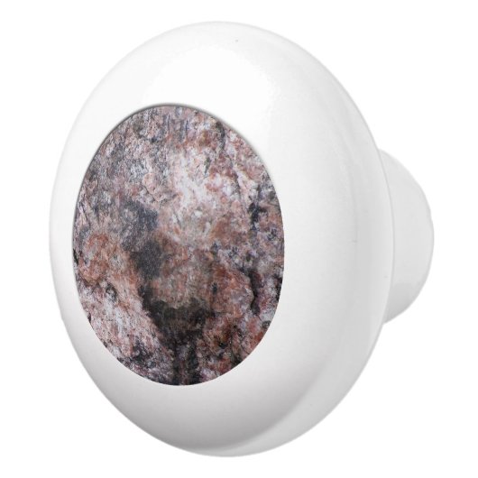 Geologie Rosa Rock Textur Keramikknauf (Rechts)